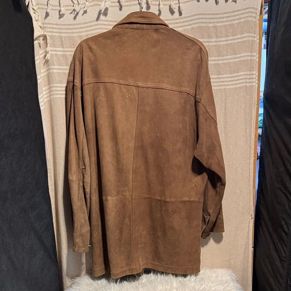 Timberland Weather Gear Brown Genuine Leather Jacket